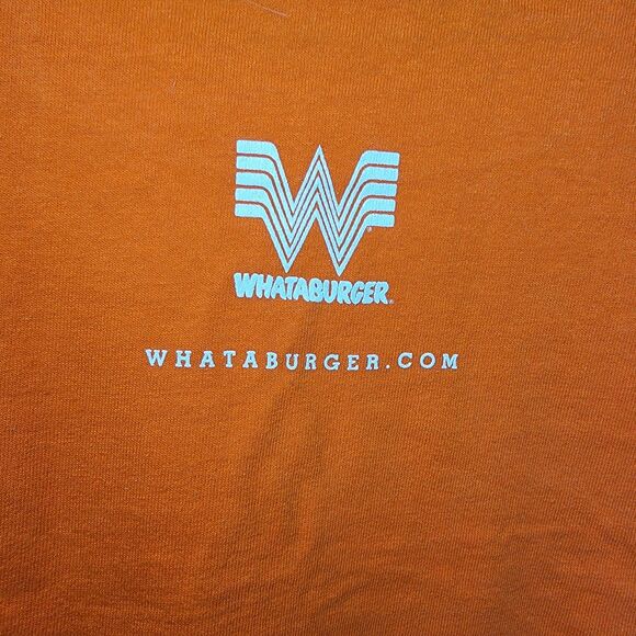 Whataburger Tee Orange Cinnamon Rolls Short Sleeve - Size 3XL - Picture 3 of 5